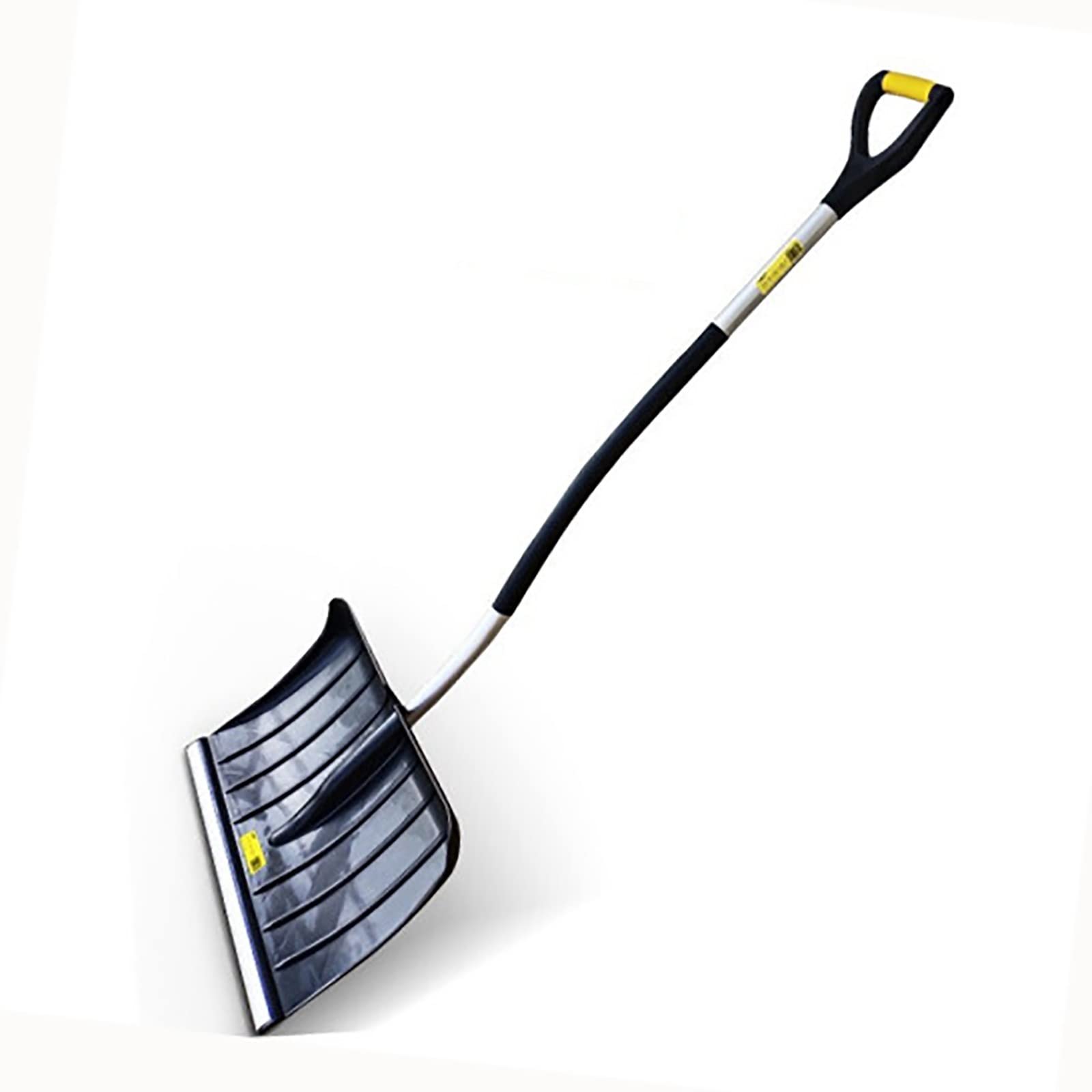 Pala de Nieve de Material PP de 21 Pulgadas con Agarre ergonómico en D, Cabezal de Pala extraíble, para pasarelas, aceras, escaleras, Cubiertas, Patios y más