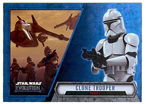 Clone Trooper trading card Star Wars Evolution 2016 Topps #67 Refractor