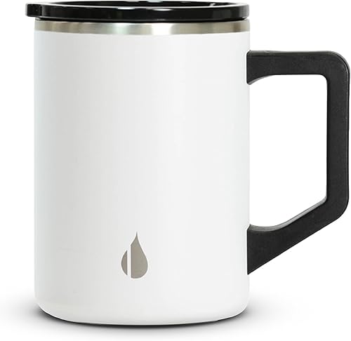 Miniatura 12 de Elemental Taza de café aislada – Taza de viaje Summit de acero inoxidable de triple pared para bebidas calientes y frías – Taza de café térmica con