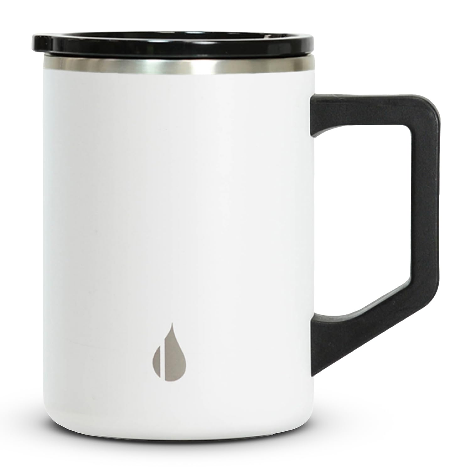 Elemental Summit - Taza de café aislada de acero inoxidable de 473 ml con tapa
