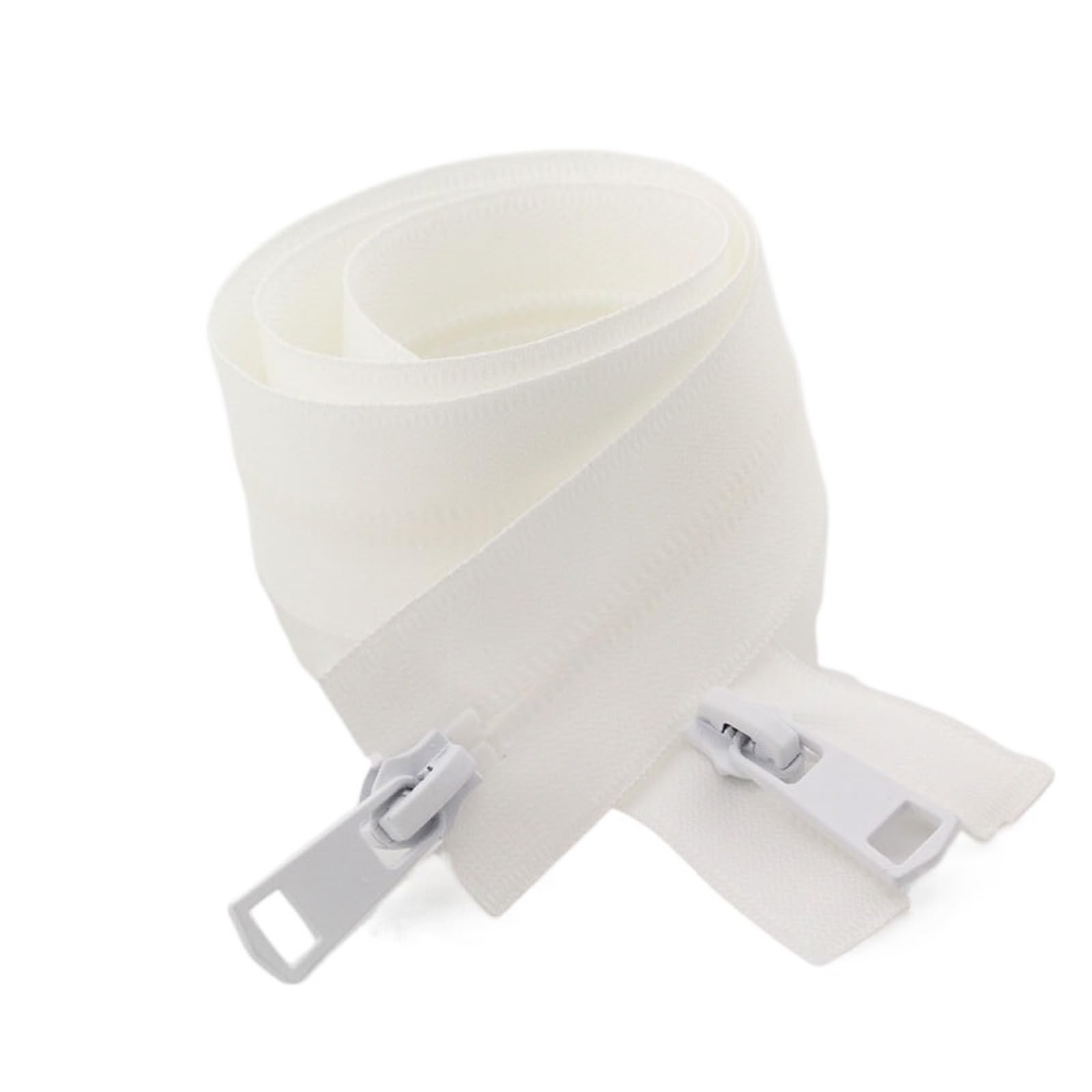 Zip， Double Slider DIY Sewing Jacket Bags Zip Repair Accessory(B,80CM)
