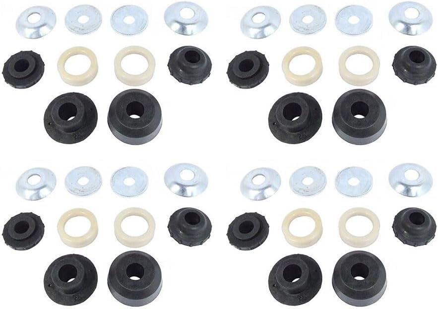 Front Rear Radius Arm Bushing 4PC for Bronco 1995 1996 for F-150 1995 for Ranger 1995 1996 1997
