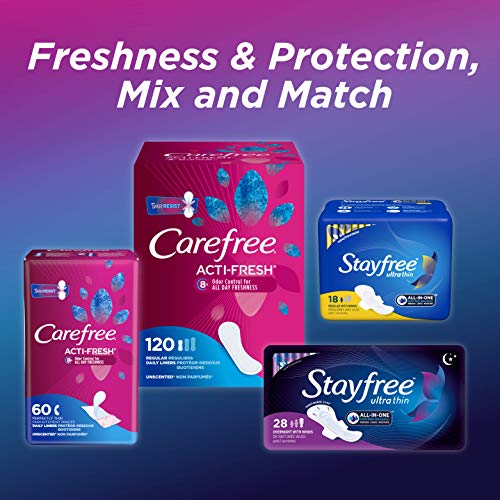 Stayfree Ultra Thin Pads with Wings, Overnight, 40 Pads