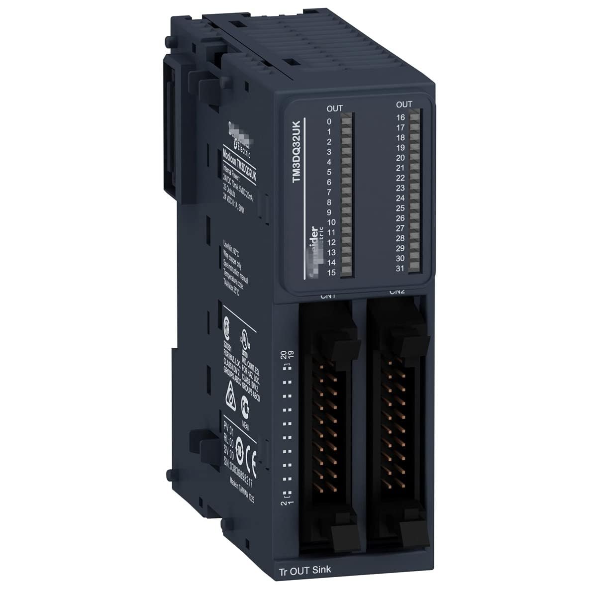 Module de sorties PLC TM3DQ32UK - Bloc d'extension numérique 32 voies pour automatisme