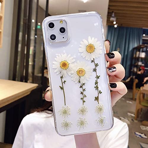 Coque de téléphone en silicone floral époxy brillant pour iPhone 11 Pro Max