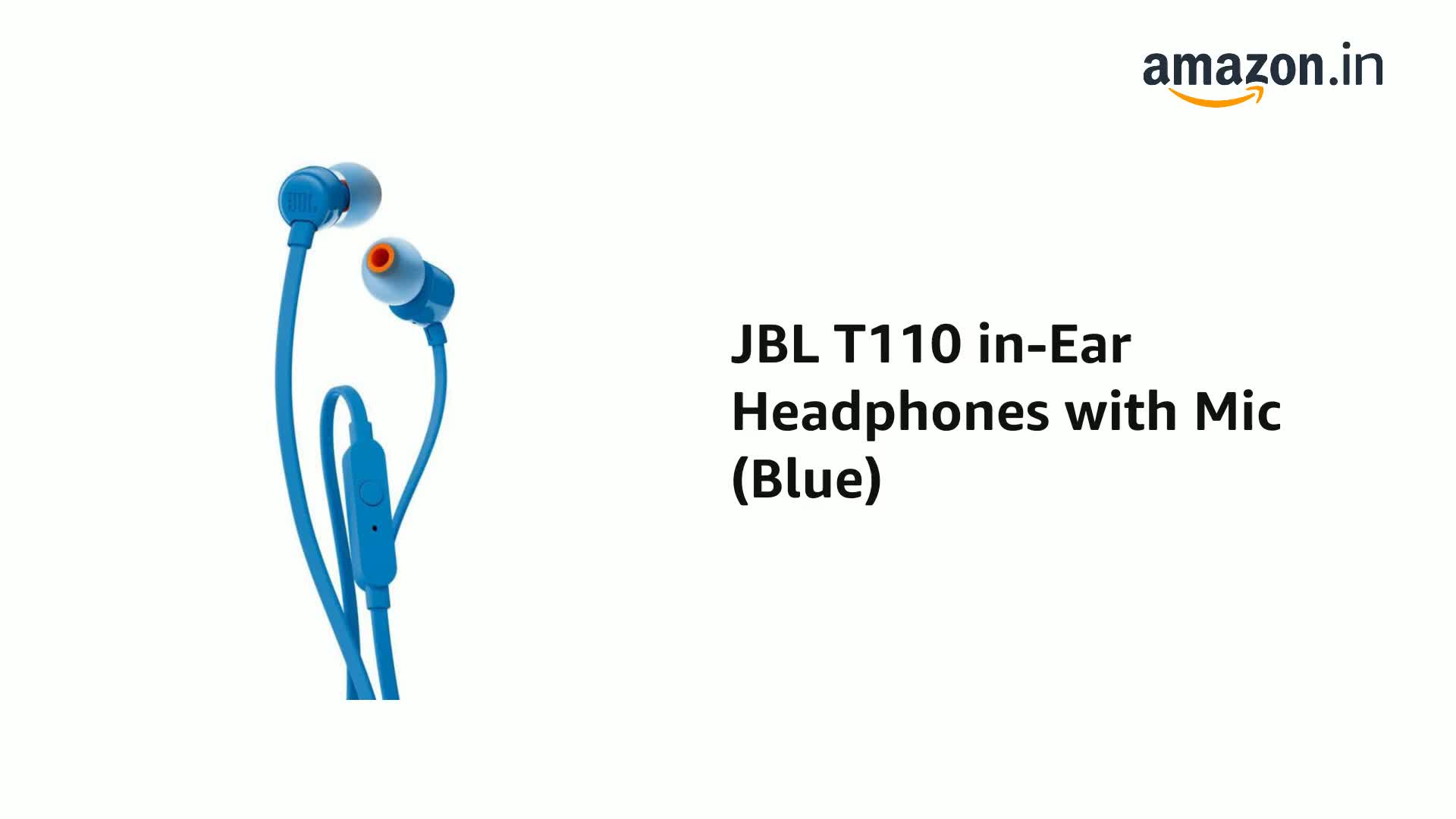 jbl t110 amazon india
