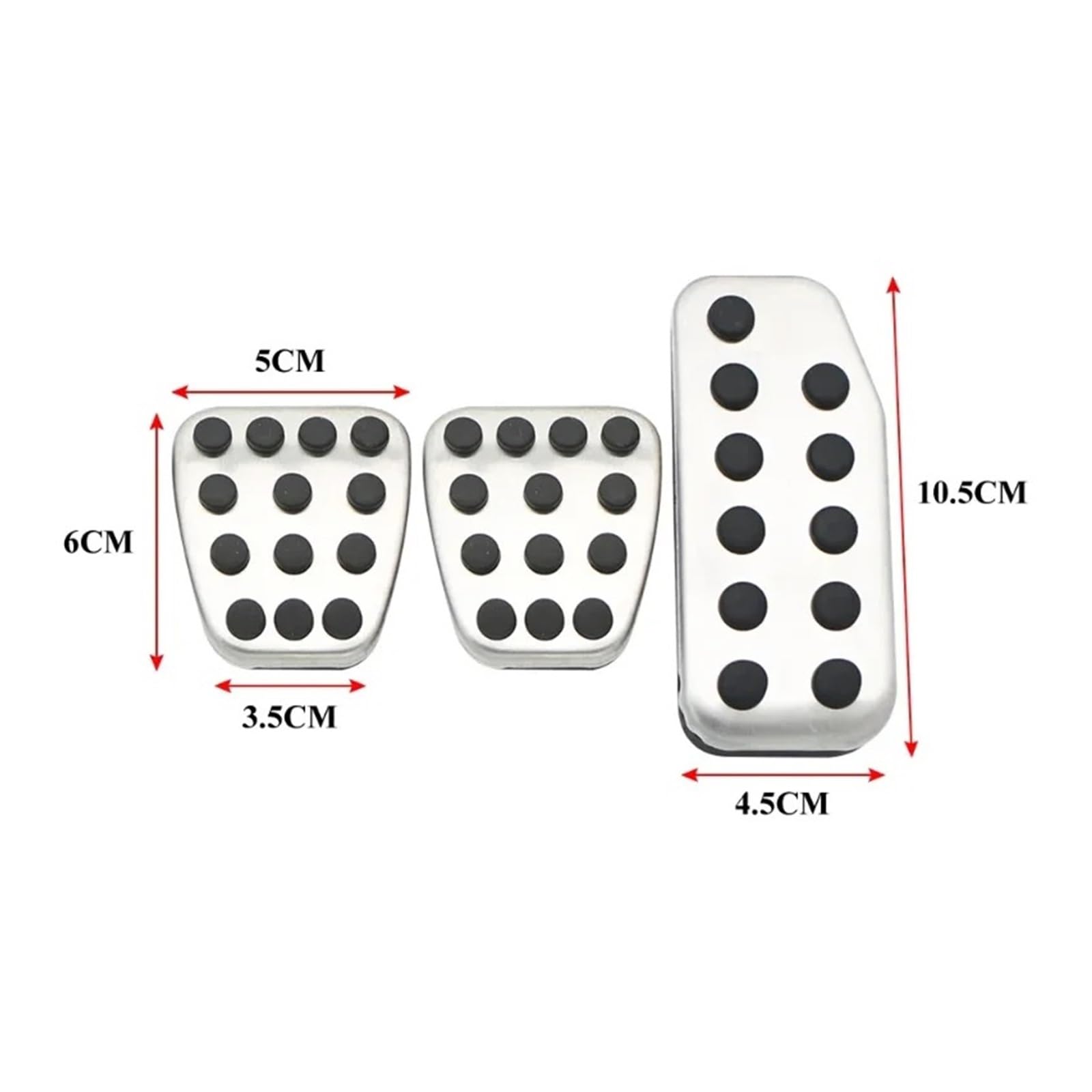 Pedal reposapiés coche Para Jazz XRV Para Vezel City 2009-2014 Pedales Cubierta Freno Acelerador
