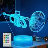 POSSHE 3D Trumpet Night Light