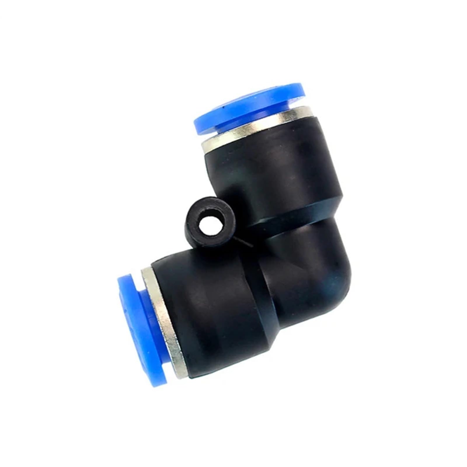 Conector neumático de 16mm PV con manguera de empuje para tubos de plástico PU y PE