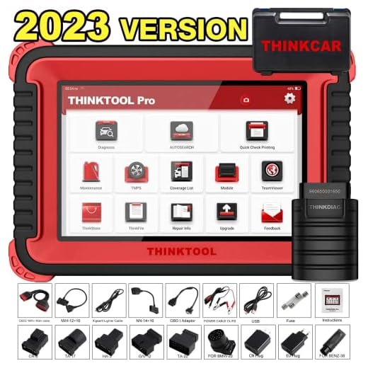 Thinktool Pro Bi-Directional Scanner, Thinkcar All Systems Bluetooth OBD2 Diagnostic Scan Tool, Code Reader 31+ Resets, Key Match, ECU Coding, Autoauth for FCA SGW, 2 Years Free Update (34 Reset)