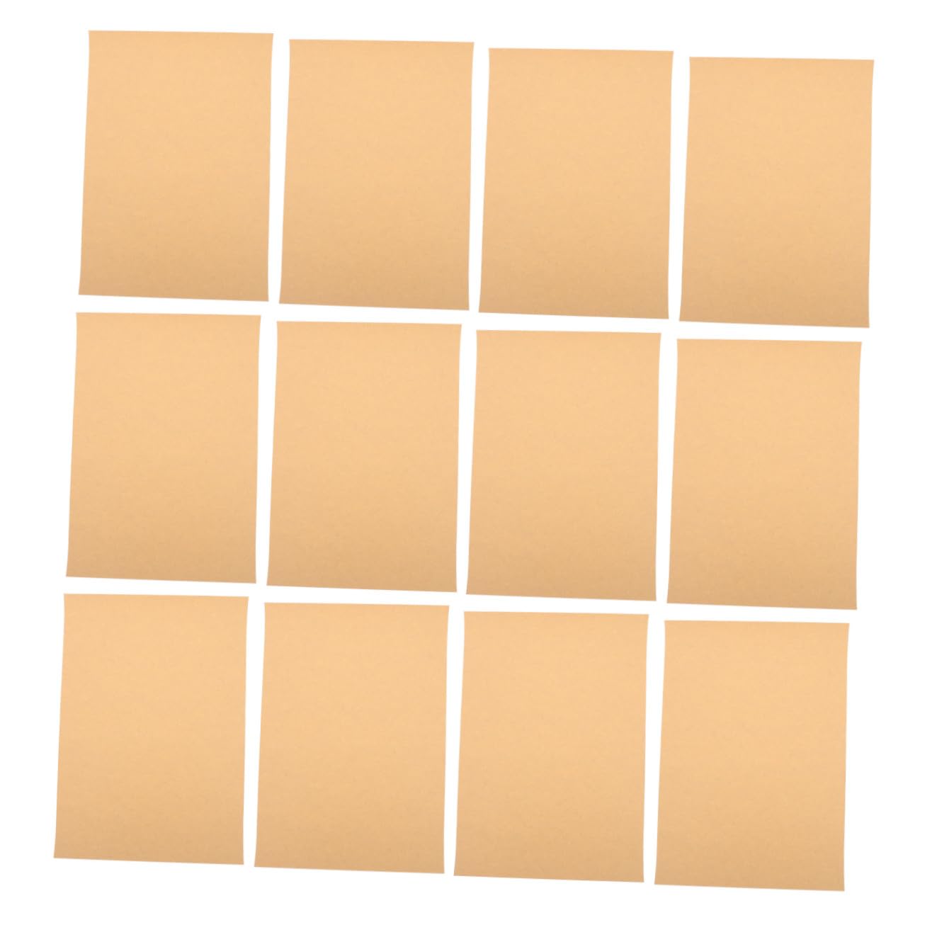 TEHAUX 100 Pcs Carton de Peinture Kraft A4 pour Dessin Garçon et Filles Cartons D'écriture Soi-même Pratique pour Loisirs Artistiques