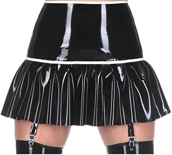 Calzini Lattice Pelle Coscia Alto Festa Nero Accessori Taglia - Foto 11