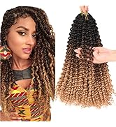 Passion Twist Water Wave Crochet Hair For Black Women Ombre Water Wave Braiding Hair Long Bohemia...