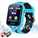 AOYMJRS Montre Connectée Enfant, Montre Intelligente Enfants Two-Way Call SOS Montre Telephone Enfant avec MP3 Musique Caméra Jeux Smartwatch Sports Montre Enfant Fille Garçon Cadeaux (Bleu)