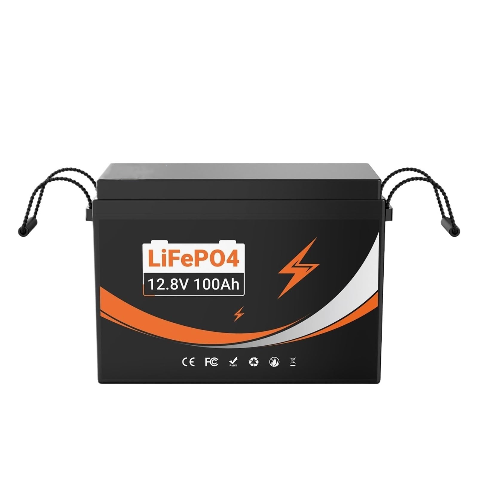 Batteria al litio LiFePO4 12V 100AH ​​BMS 100A for camper/furgoni/motore da pesca alla traina/off-grid/campeggio(12V100Ah)