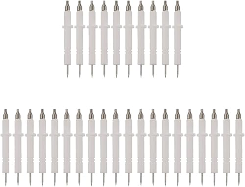 30 piezas de sensor de aguja, quemador de estufa de gas, encendedor de horno de gas, piezas de estufa de gas, sensor de incendio, parrilla