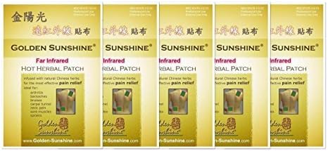 Golden Sunshine - Far Infrared Hot Herbal Patch - 5 Pack