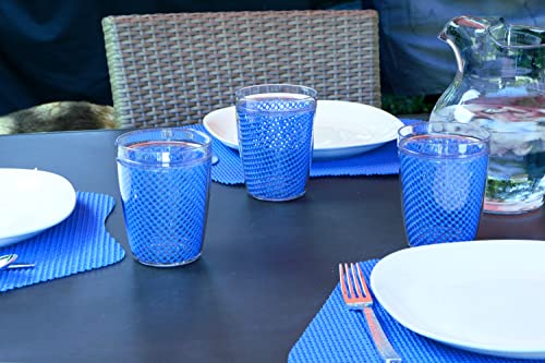 Kraftware Fishnet Wedge Placemat for Round Table, Process Blue, Small by Kraftware - Image 3