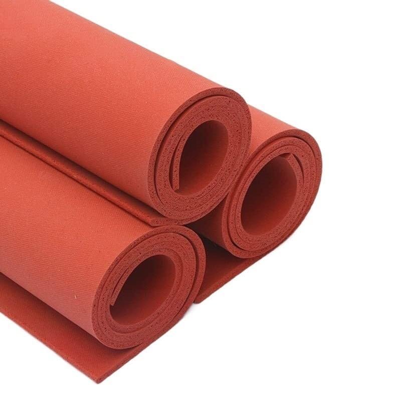 Rote Silikonschaumplatte 1-20mm, hitzebeständig, geschlossenzellig