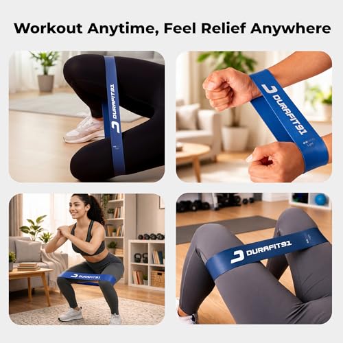 Image of Resistance Bands Set of 2 (Ultra Light to Light) Booty Bands for Unisex | Mini Loop Hip Bands for Glute, Leg & Squat Training | Exercise Bands for Gym,Yoga, Pilates, Fitness &Home Workout