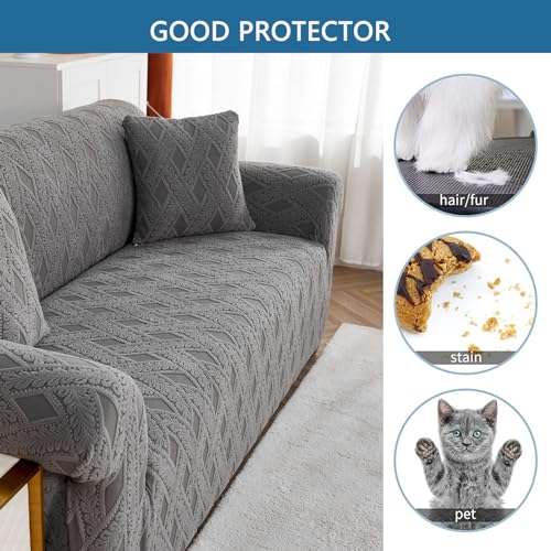 Housse de canapé extensible protège-fauteuil contre taches et usure - 7