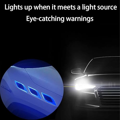 Miniatura 6 de 6 calcomanías 3D de rayas reflectantes fuertes, calcomanías reflectantes para guardabarros de auto, parachoques de parachoques, calcomanía