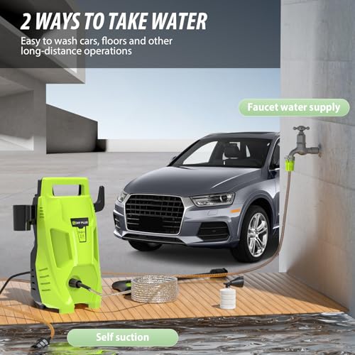 5800W Electric High Pressure Washer 480Bar PSI Power Jet Wash Patio Car Jet Washers with 7m Hose & 5.5m Power Cord, Adjustable Nozzle - Image 7