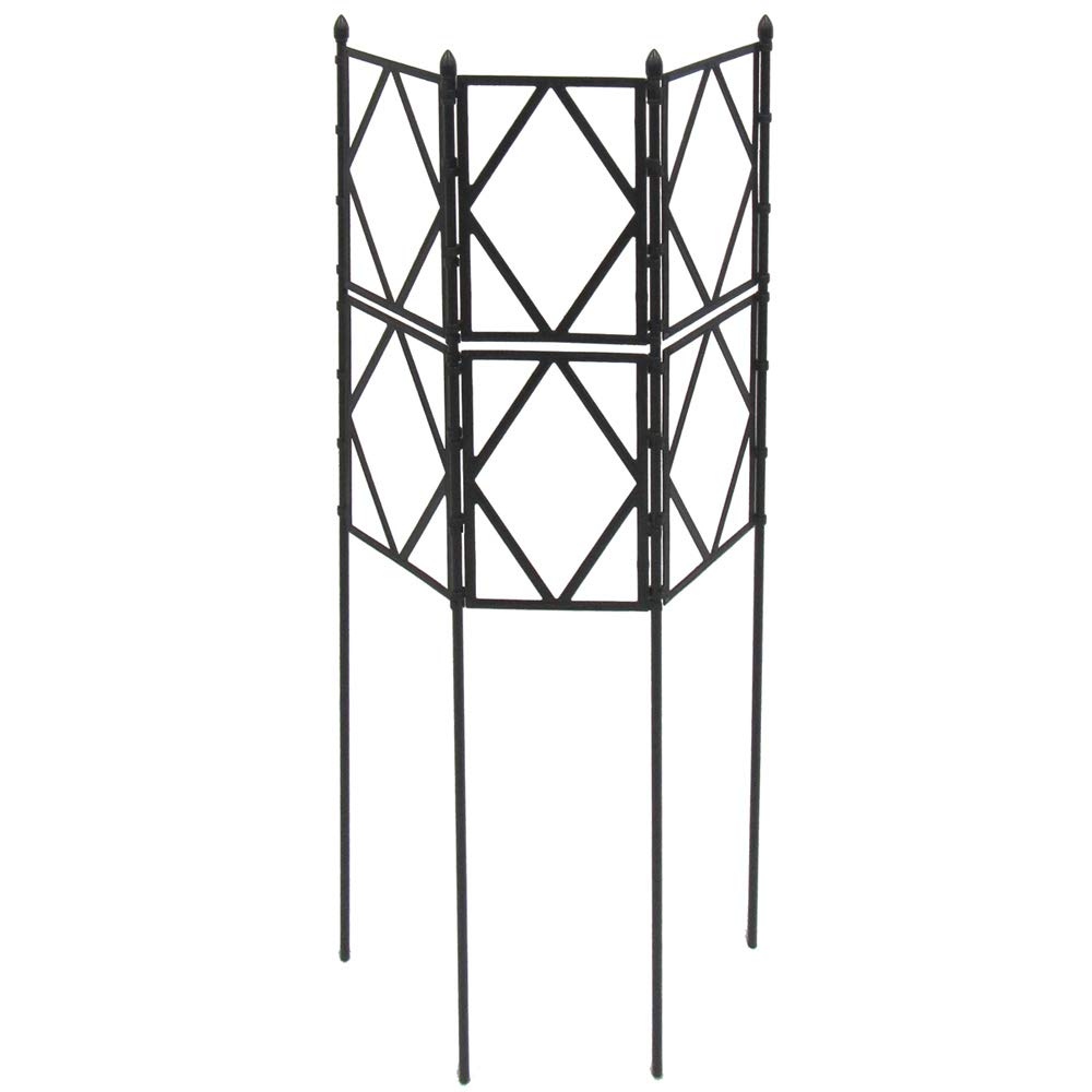 DAIM Rose Trellis, Width 23.6 inches (60 cm) x Height 47.2 inches (120 cm), Flowers, Gardening Supplies, Roses, Clematis, Obelisk Arch, Planter, Stylish, Gardening Supplies, Plant Pots, Plants, Pots