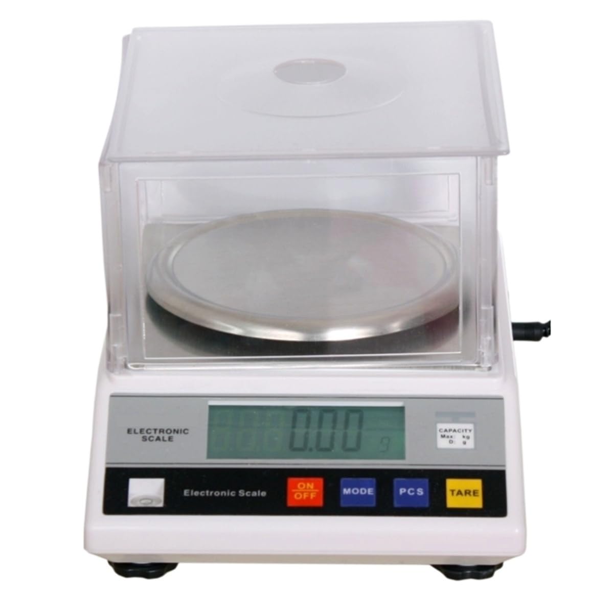 Báscula electrónica Digital de gran tamaño, 0,01g, joyería, gramo, banco de laboratorio dorado, balanza de peso, nivel de parabrisas, báscula de burbuja Conversión de unidades(600gx0.01g)