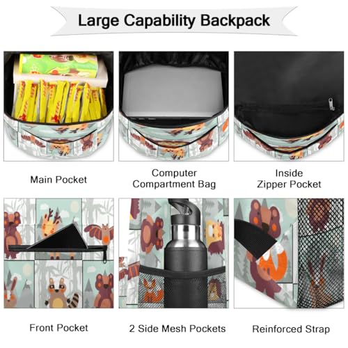 Sac à dos ordinateur portable avec grand compartiment de voyage - 3