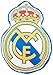 Real Madrid Cojin 3D Escudo, Multicolor, 40 x 40 cm