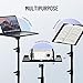 CAHAYA Projector Tripod Stand Adjustable: Height 29 to 65in Projector with Casters Universal Laptop Stand Portable Multifunctional DJ Rack Stand for Outdoor Movies Computer Book DJ Equipment CY0332