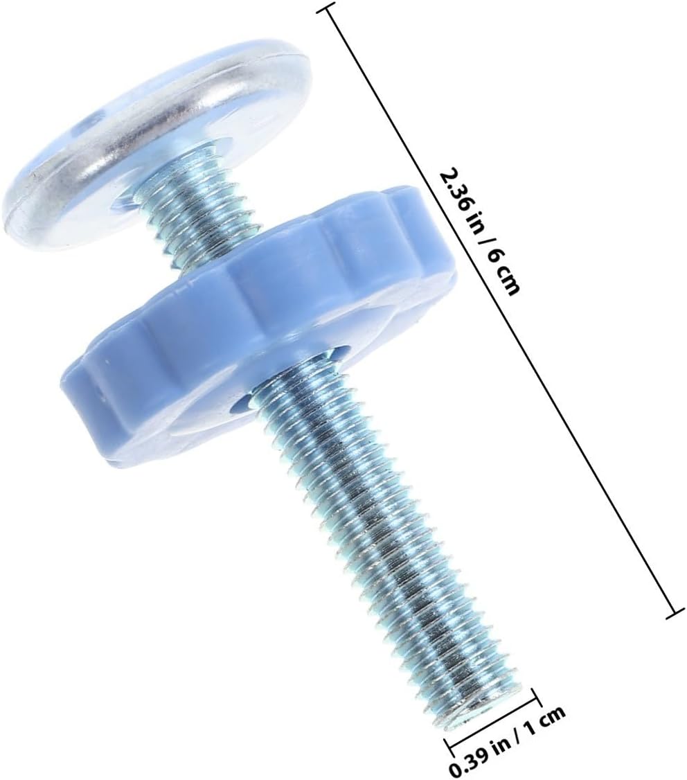 Baby Gate Threaded Spindle Rod Replacement Tension Screw Blue PVC