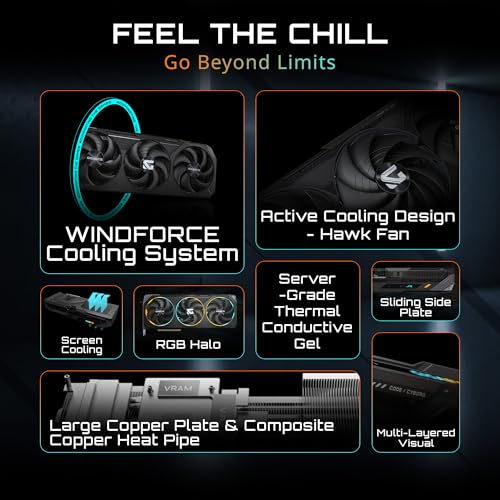 Image of GIGABYTE GeForce RTX 5070 Gaming OC 12G Graphics Card, 12GB 192-bit GDDR7, PCIe 5.0, WINDFORCE Cooling System, GV-N5070GAMING OC-12GD Video Card