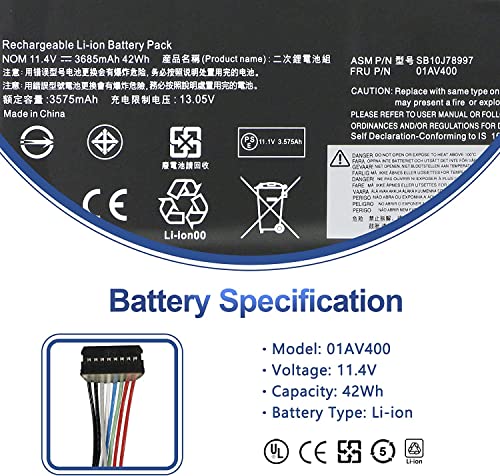 Batterie ThinkPad 13 de haute qualité 42Wh stable pour Lenovo Chromebook