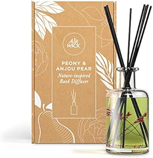 Air Wick Air Freshener Reed Diffuser, Peony and Anjou PEAR