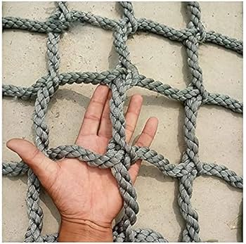 子供用屋外フィルムクライミングネット屋外用プレイセット、セーフティネットナイロンロープネットブランコセット用カーゴロープカーゴネット大メッシュブリ 子供用屋外フィルムクライミングネット屋外用プレイセット、セーフティネットナイロンロープネットブランコセット用カーゴロープカーゴネット大メッシュブリ