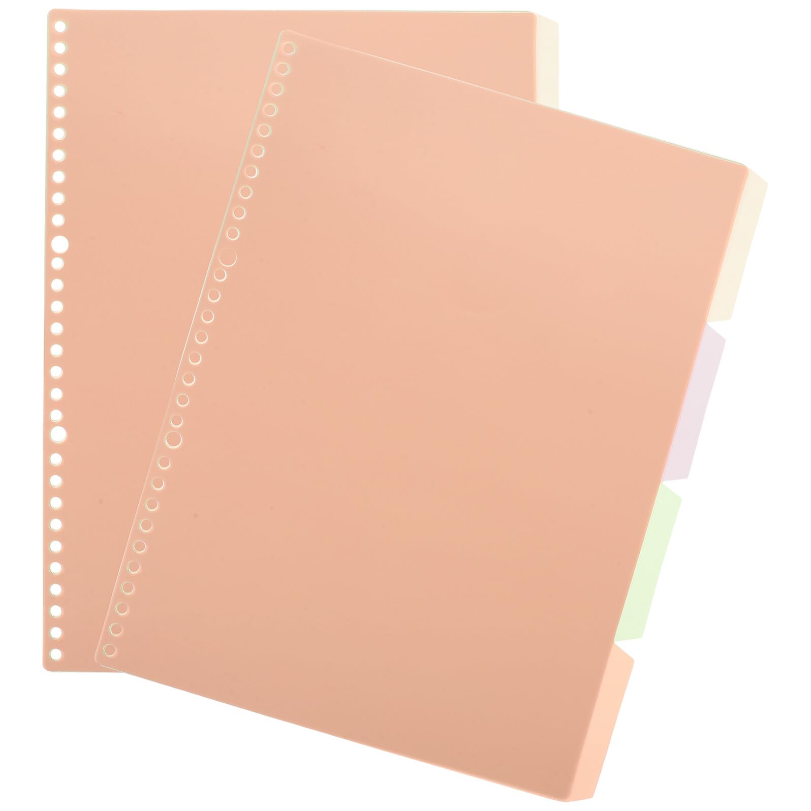 Housoutil 30 Pezzi Divisori per Quaderni con Schede Staccabili Organizer per Documenti e Separatore Ufficio per Studio e Lavoro Divisori Regolabili