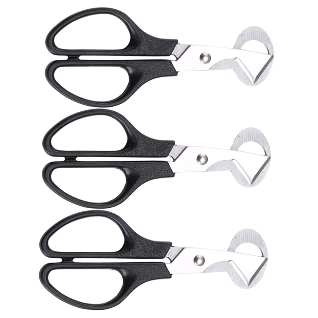 3Pcs Quail Egg Scissors: Stainless Steel Kitchen Scissors Egg Separator for Quail Eggs Salad Scissors for Quail Eggs Kitchen Shears Heavy Duty Egg Peeler - Quail Egg Cutter for Kitchen Egg Opener