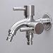 fcndsfk Rubinetto Rubinetto Rubinetto A Muro in Acciaio Inossidabile Rubinetto per Acqua Multifunzione 1 in 2 Rubinetto per Bagno E Cucina in Acciaio Inossidabile 304 Rubinetti