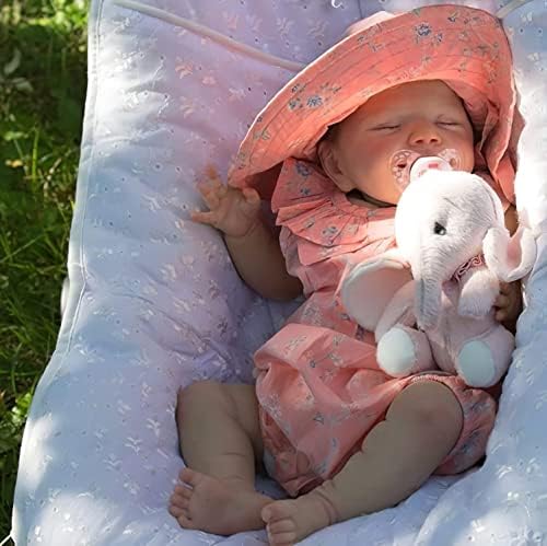 BABESIDE Lifelike Reborn Baby Dolls - 20-Inch Soft Full Vinyl Body Realistic-Newborn Baby Dolls Sleeping Baby Girl Real Life Baby Doll