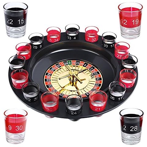 Schramm® Drinking Game Roulette Incl. Caja de Regalo Party Game Juego de Beber para Adultos Cover