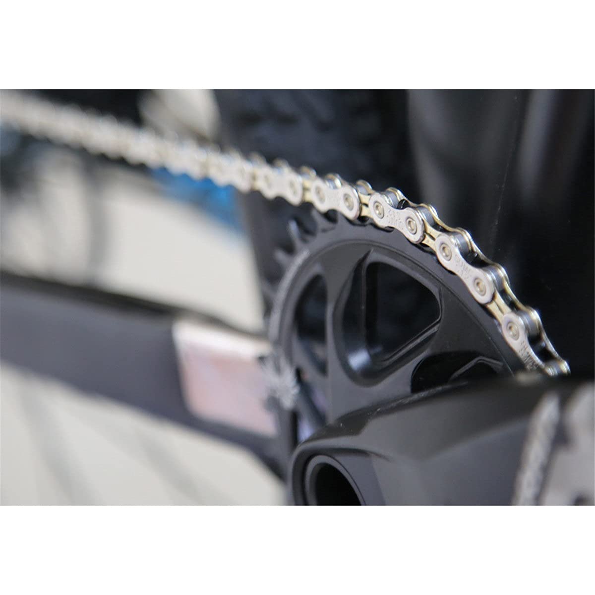 BATLAM Fahrradkette 8/9-fach Fahrradkette Hochfeste Legierung Mountain Road Bike Schaltkette Zubehör MTB BMX Fahrrad (Color : Grey Gold, Size : 9S) (Gray Gold 8S)