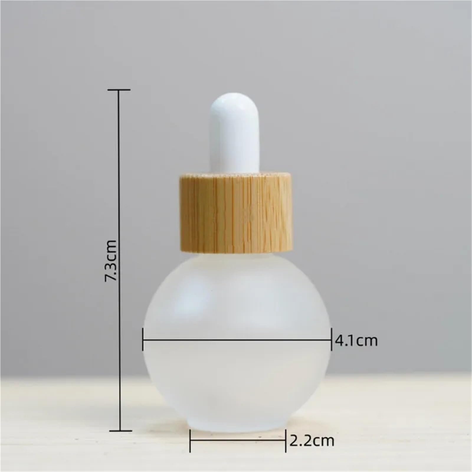 Gotero Botella cuentagotas recargable, aceite esencial esmerilado, líquido de vidrio, gota 20ml for botellas pipeta masaje(30pcs)