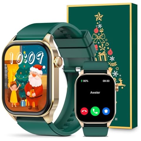 SOUYIE Smart Watch for Men Women Android iPhone, with Bluetooth Call(Answer/Make Call) 2024, 2.04" Fitness Tracker IP68 Waterproof, 136+ Sports, Heart Rate Blood Oxygen Sleep Monitor Cover