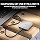 Corsair EX400U 4TB USB4 Tragbare Externe USB Type-C SSD – USB4, USB 3.2 Gen2 2x2 Anschlüsse, Bis zu 40Gbps, Plug-and-Play, MagSafe, Inklusive USB-C zu USB-C (USB4) Kabel – Windows PC, iOS Mac – Grau