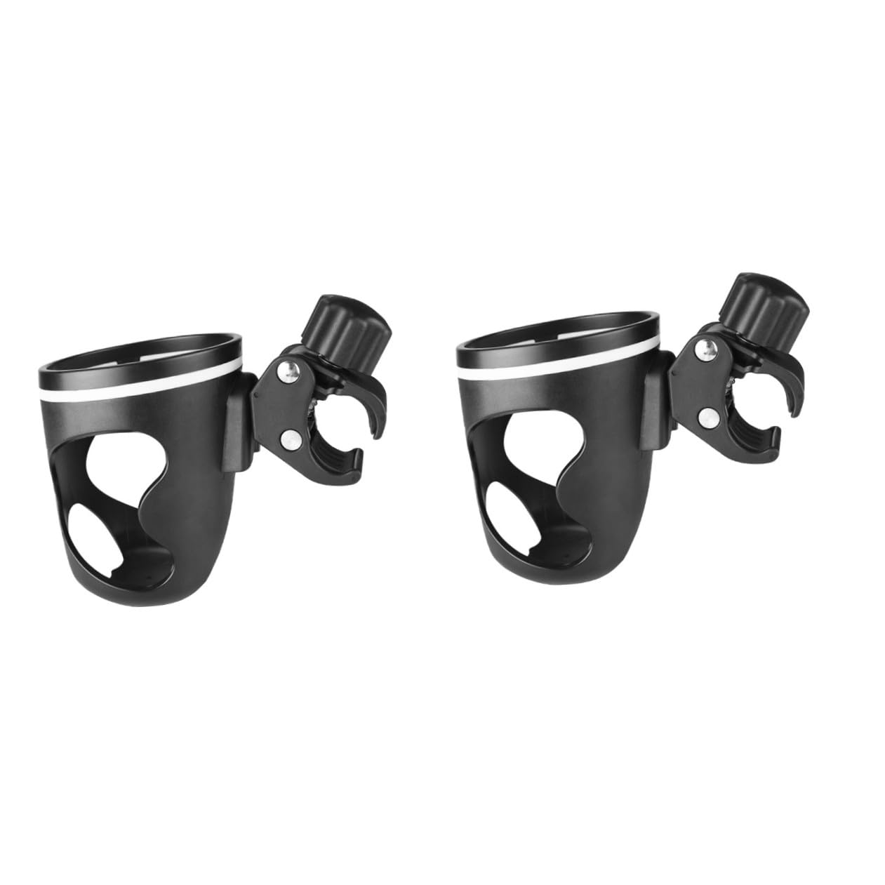 Toyvian 2pezzi Supporto Per Bicicletta e Passeggino Porta Bottiglie Con Rotazione Adatto Per Bottiglie Di Nero