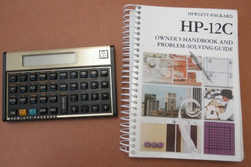 Vintage Hewlett-Packard HP-12C ���Z�v���O�����\�v�Z�@