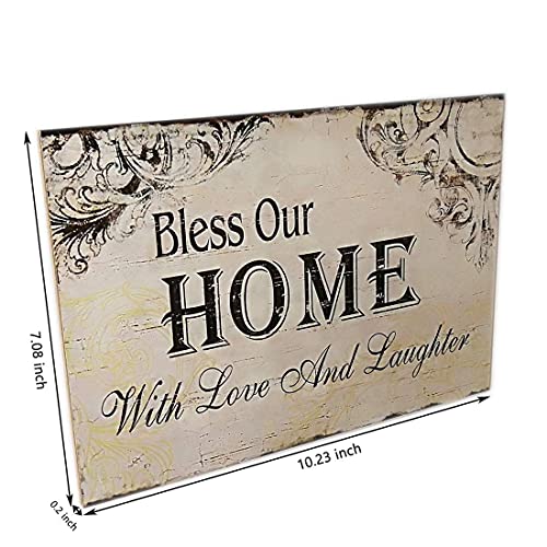 Yyhjm Decorative Wooden Home Wall Hanging Signs Hand Painted Home Decor Sign Plaque Home Sign 7 X 10 Inch #TOP2
