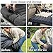 ZONETECH Inflatable Car Mattress Back Seat Car Bed with Air Pump and 2 Pillows SUV Air Mattress for Camping, Travel Premium Quality Sleep Blow Up Pad Automotive Rear Seat Universal Fit